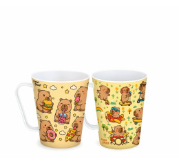 CANECA PLAST.LABEL CAPIVARA 430ML 1404